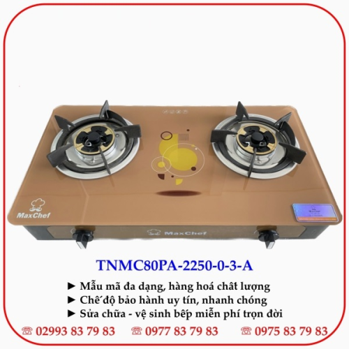 BẾP GAS ĐÔI MAXCHEF 80PA