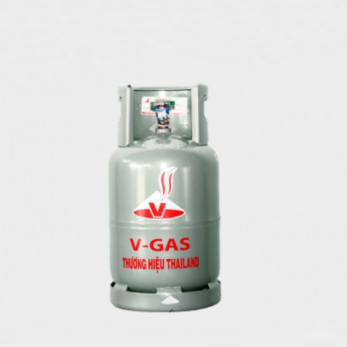 Bình Gas V-Gas 12kg Màu Xám